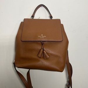 BRAND NEW Kate spade mini backpack - camel